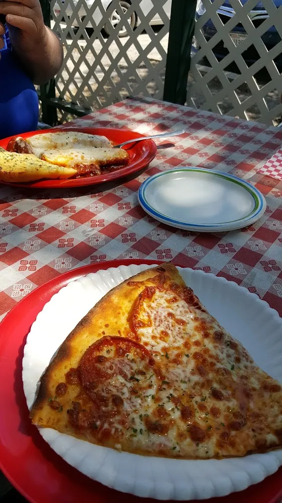 Pizza and Manicotti